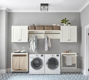 Laundry cabinets